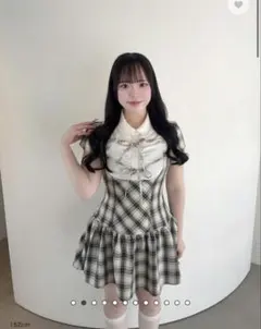 An MILLE シャツドッキングミニワンピース チェック