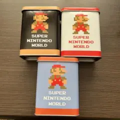 スーパーマリオ 空き缶 3個セット