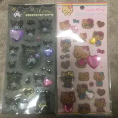 【国内正規品】サンリオ　キラキララインストーンシール 日焼けキティ クロミ