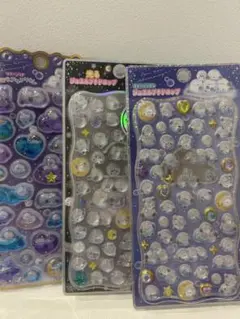 シマエナガ シール 3点セット