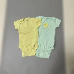 【美品】Gerber ベビー半袖ロンパース 2枚セットのサムネイル