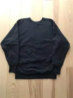 希少 90s USA製チャンピオン リバースウィーブ 黒 目無し XXL