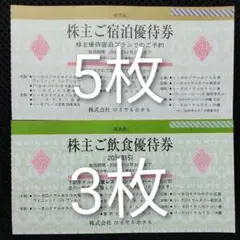 ロイヤルホテル 株主優待券 1冊　(メルカリ便)
