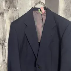 dunhill オーダーメイド テーラードジャケッ　紺ブレ　レトロボタン　背抜き