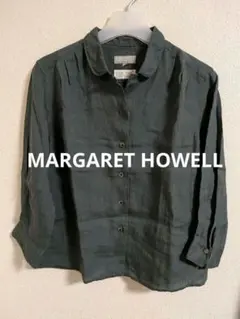 MARGARET HOWELL リネン100% ピンタック 比翼 ブラウス 2 - メルカリ