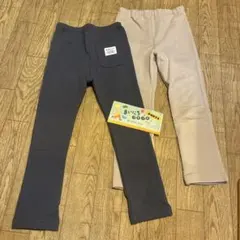 スリムフィットロングパンツ 25S ネイビー・ベージュ