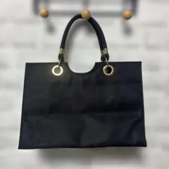 GIVENCHY ジバンシィ ハンドバッグ ブラック ゴールド金具 ロゴのサムネイル