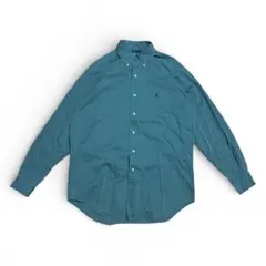 90s Ralph Lauren BLAKE グリーン ボタンダウンシャツ M