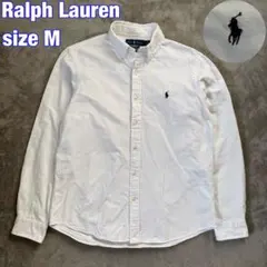 ポロラルフローレン クラシックフィット オックスフォードシャツ 白 ホワイト M