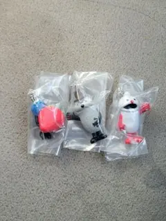 パペットスンスン めじるしアクセサリー ガチャガチャ キーホルダー 3種セット