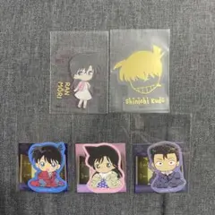 名探偵コナン　ちぢませ隊　めじるしアクセサリー ダイカットクリアステッカー