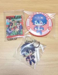 【ヒプマイ】一郎　アクリルキーホルダー　缶バッジ　マルイ