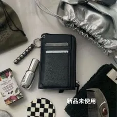 イアパピヨネ ほし企画 ハート付きレザー丸ポーチバッグチャーム ear
