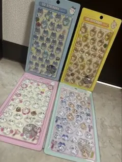 ちいかわ グッズ ボンボンドロップシール ハチワレ うさぎ ウサギ 4枚セット