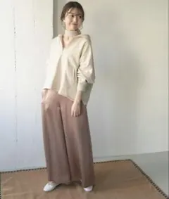 【URBAN RESEARCH DOORS】サテンサロペット【thint】のサムネイル