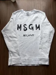 MSGM ホワイト　トレーナー　Sのサムネイル