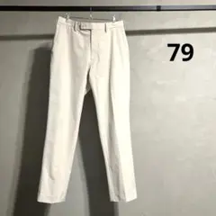 美品 ユニクロ 感動パンツ/ライト ナチュラル 79/76 裾上げなし