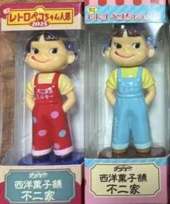 首振りぺこちゃん 首振りポコちゃん　フィギュア8体セット　不二家　未開封 不二家 ペコちゃん 首振り人形 復刻版 【1959年頃のペコちゃん人形