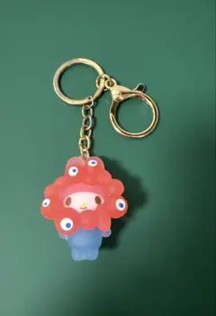 ミャクミャク　クリアキーホルダー　マイメロディ
