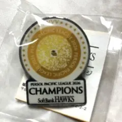 福岡ソフトバンクホークス　リーグ優勝記念ピンバッチ　2026