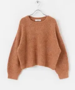 SONNYLABEL オレンジ スパンコールループニットプルオーバー