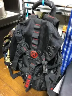 #*%様 TOUGH タフ アルミプレート バイカー ブラックリュック TOUGH jeansmith バックパック アルミプレート バイカー