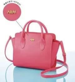 AHKAH ピンクショルダーバッグ・バンドバッグ