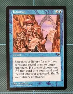 MTG　直観/Intuition　[TMP] 　英語2枚日本語2枚の4枚セット 直観/Intuition 英語 テンペスト TMP MTG Intuition | Tempest
