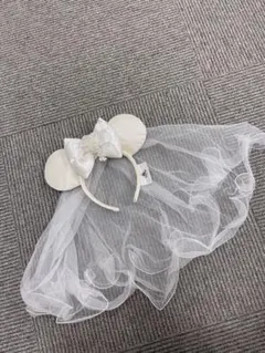 上海ディズニー限定 ミニー 花嫁 ベール カチューシャ