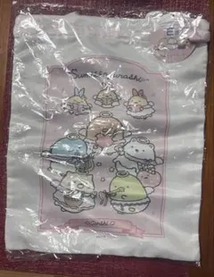 すみっコぐらし　ネオ・すみっコくじ　E賞　巾着トートバッグ