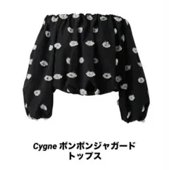 Cygne ポンポンジャガードトップス Vivienne ブラウン - メルカリ