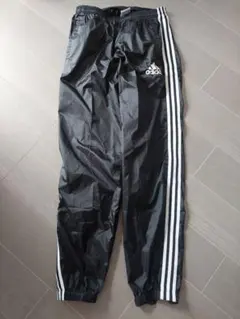 adidas ストライプジャージパンツ XO 黒
