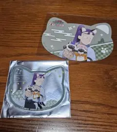 あ*）様 忍たま乱太郎　ナンジャタウン　アクリルコースター　ねこ型カード　立花仙