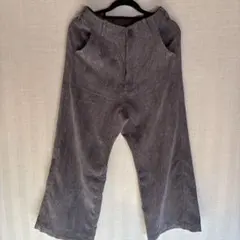 コーデュロイ ワイドパンツ