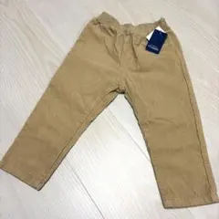 【タグ付き新品未使用】コーデュロイ パンツ ウエストゴム ベージュ 95cm