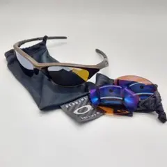 美品　オークリー　サングラス　ブラウン　メンズ