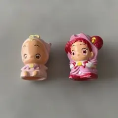 おじゃ魔女どれみ 指人形 ミニフィギュア 3種セット（どれみ・はづき