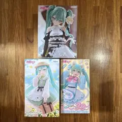初音ミク　フィギュア　3点セット