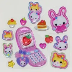 平成はっぴーフォン フワフワらびちゃん クラックス 正規品 おすそ分け