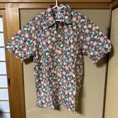 PEARL DIVER】蝶々柄 アロハシャツ 半袖シャツ Lサイズ - メルカリ