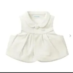 MIKIHOUSE ミキハウス ベロア ベスト 50-60 フォーマル ホワイト