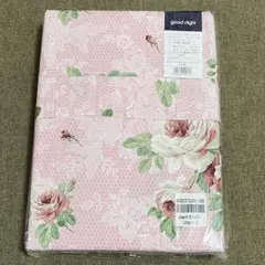 西川リビング ローズ 花柄 フリル 掛けふとんカバー 枕カバー シングルロング