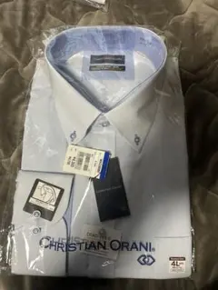 CHRISTIAN ORANI ホワイトドレスシャツ 4L 2枚セット　新品