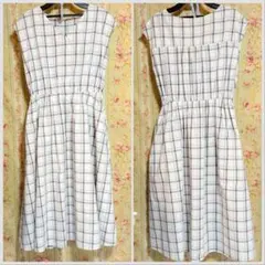 GU チェックワンピース　Lサイズ