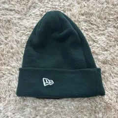 NEW ERA BASIC CUFF KNIT ダークグリーン フリーサイズ