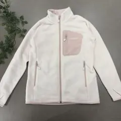 【XS】モンベル CLIMAPLUS フリースジャケット ピンク