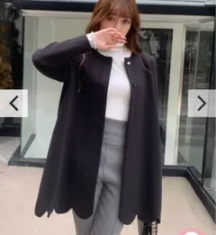 新品未使用　BIRTHDAY BASH EMMY SCALLOPED COATのサムネイル