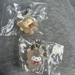 ラテクマ　サンリオ　ぬいぐるみチャーム 2個セット ポチャッコ　ポムポムプリン