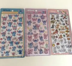 ボンボンドロップシール　プチドロップシール　ディズニー　3種