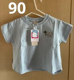 Tシャツ　プティマイン　接触冷感　新品タグ付き　男の子　ゾウのサムネイル